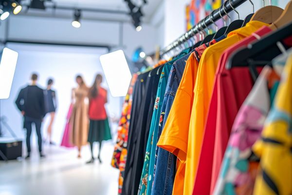 Fashion model casting process